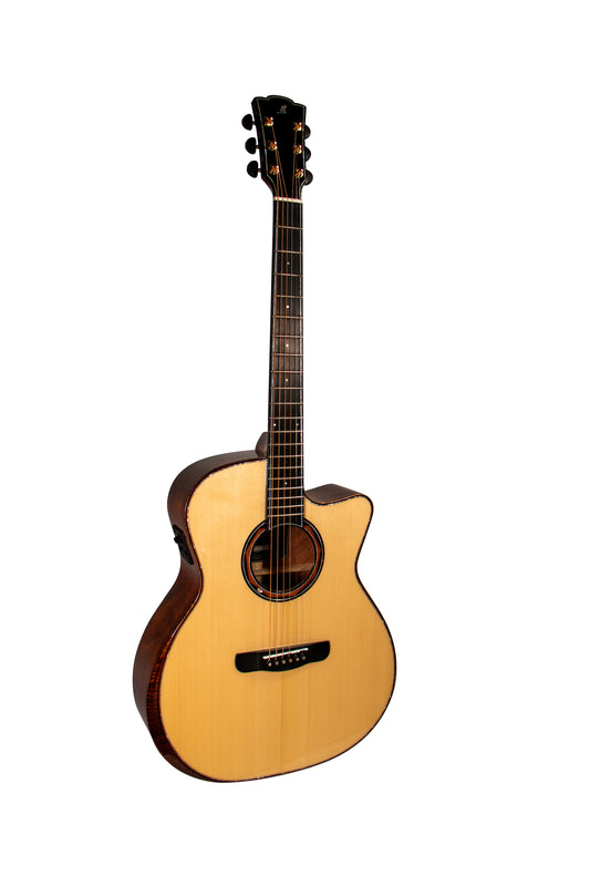 Merida BLACKHOLE Grand Auditorium Acoustic-Electric Guitar
