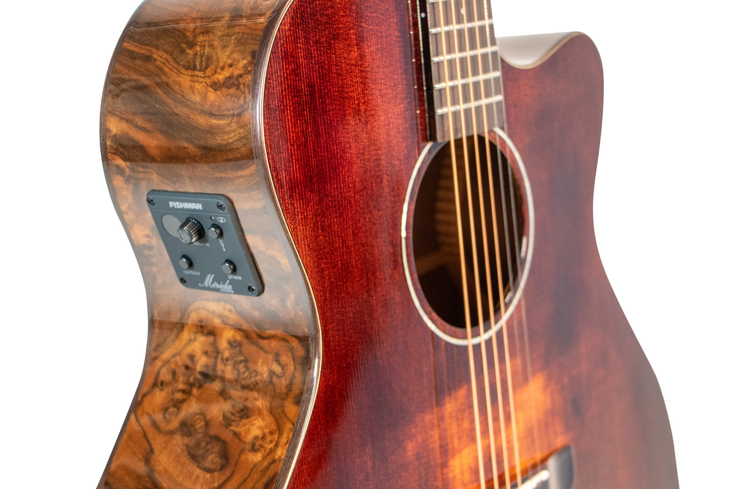 Merida BLACKPANTHER Grand Auditorium Acoustic-Electric Guitar