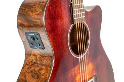 Merida BLACKPANTHER Grand Auditorium Acoustic-Electric Guitar