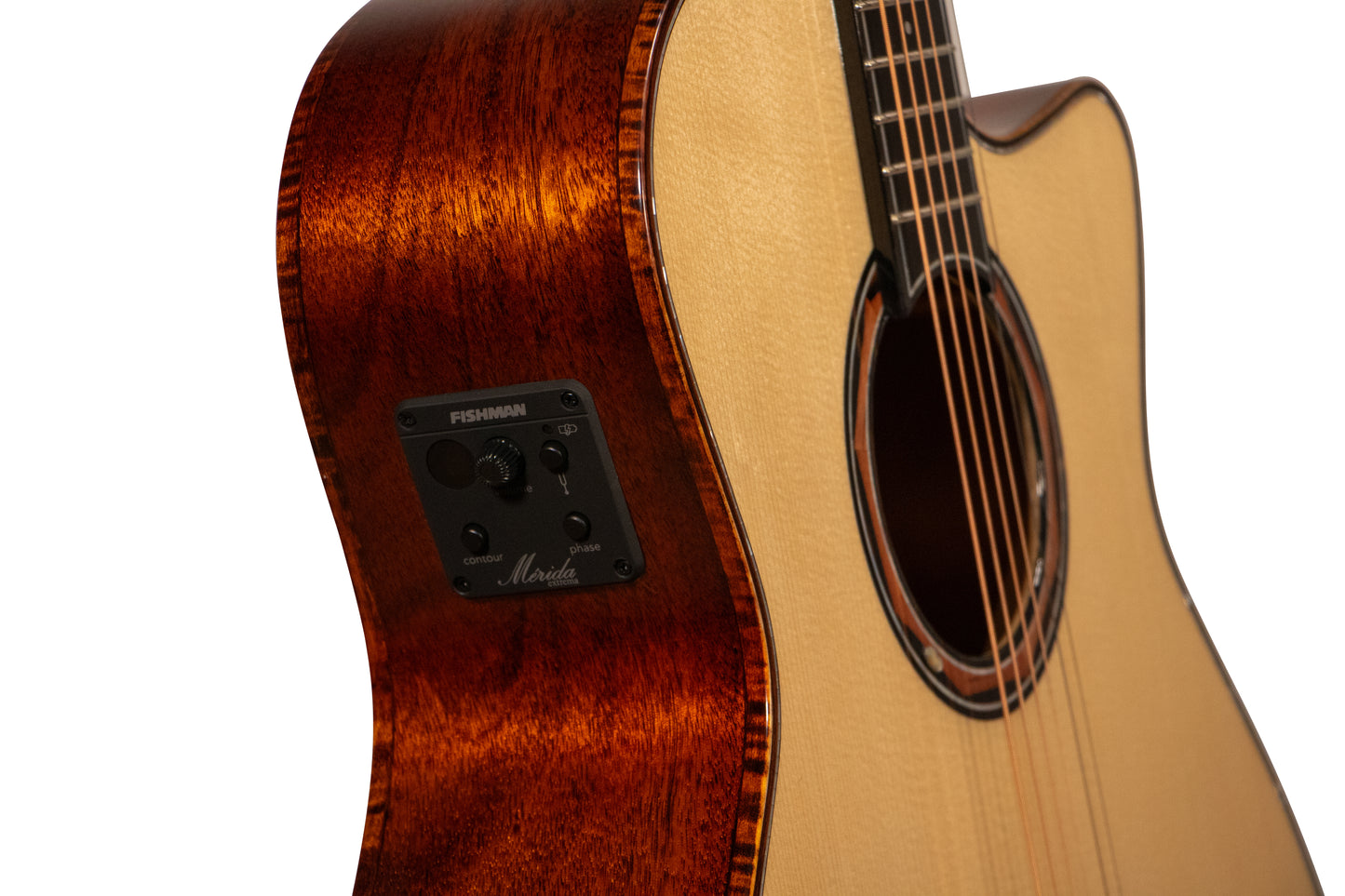 Merida BLACKHOLE Grand Auditorium Acoustic-Electric Guitar