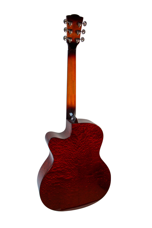 Merida REDFOX Grand Auditorium Acoustic-Electric Guitar